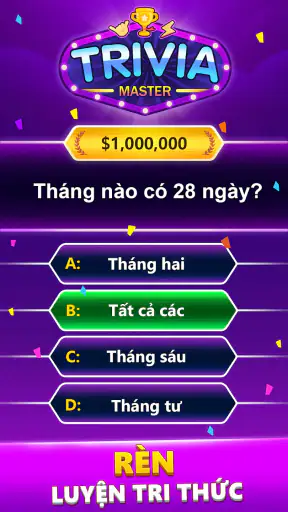 Trivia Master -trò chơi đố chữ