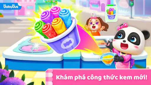 Trò Chơi Kem Gấu Trúc Nhỏ