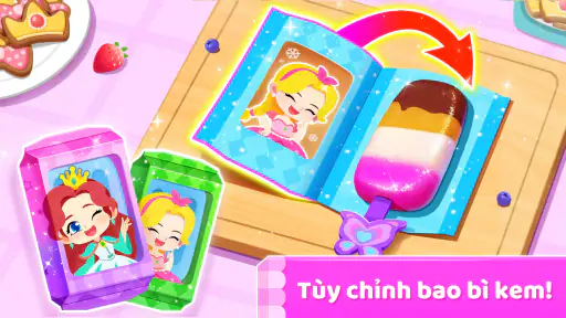 Trò Chơi Kem Gấu Trúc Nhỏ