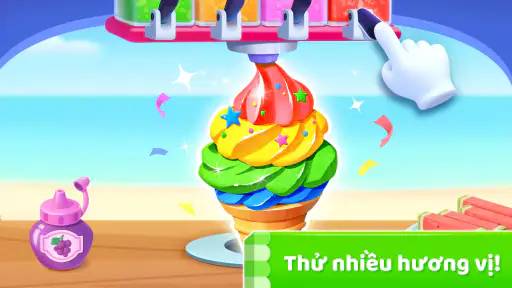 Trò Chơi Kem Gấu Trúc Nhỏ