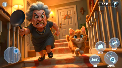trò đùa của bà già mèo xấu