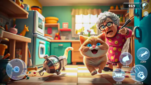 trò đùa của bà già mèo xấu