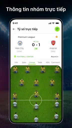 Tỷ số bóng đá: Trực tiếp bóng