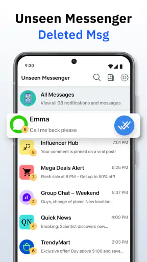 Unseen Messenger - Deleted Msg