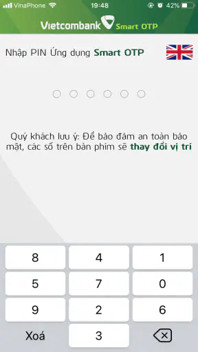 VCB Smart OTP