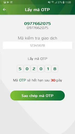 VCB Smart OTP