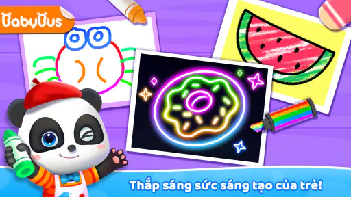 Vẽ Huỳnh Quang Gấu Trúc