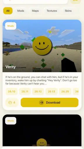 Verity Mod for Minecraft PE