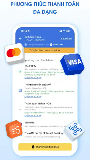 Vexere: Vé xe Máy bay Tàu hỏa