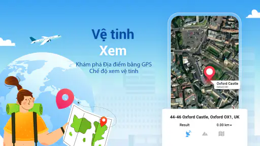 Vị trí bản đồ, Bản đồ vệ tinh