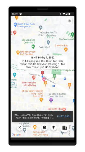Vị trí của tôi: Chia sẽ vị trí