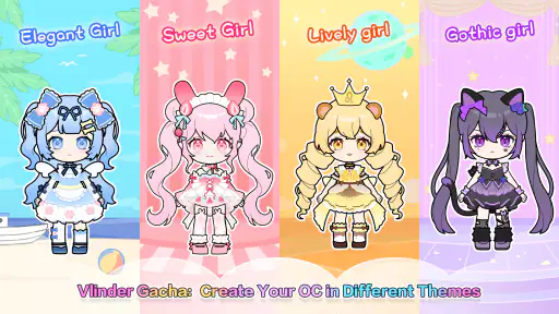 Vlinder Gacha:doll dress up