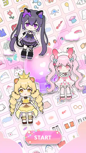 Vlinder Gacha:doll dress up