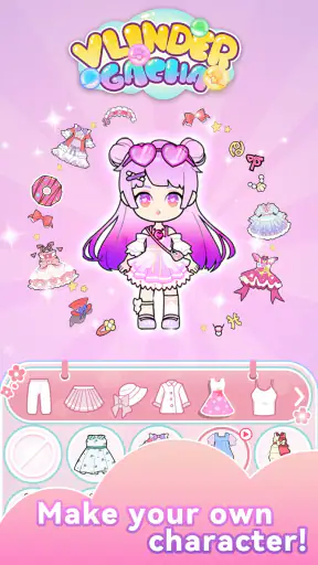 Vlinder Gacha:doll dress up