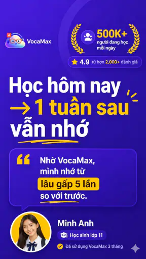 VocaMax: Tự Học Tiếng Anh