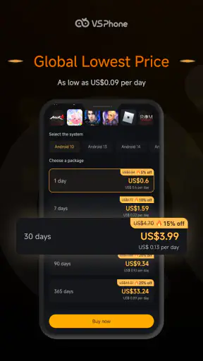 VSPhone - Android Cloud Phone
