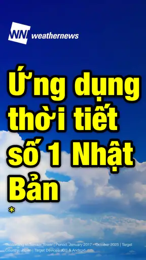 Weathernews - Dự báo thời tiết