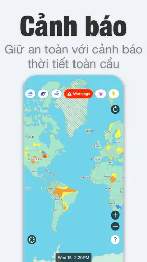 Weathernews - Dự báo thời tiết