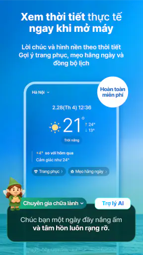WeatherPop TiếngViệt +báo thức