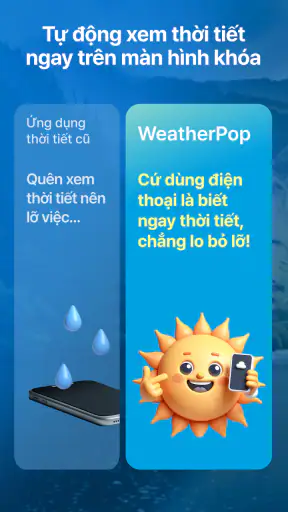 WeatherPop TiếngViệt +báo thức