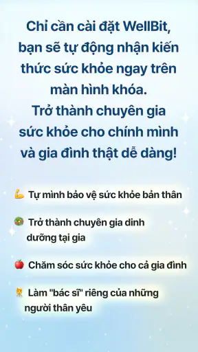 WellBit-Sức khỏe MH khóa+Alarm