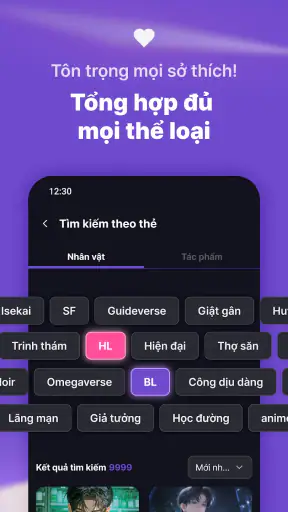 WHIF - AI Chat (Lãng mạn & BL)