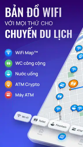 WiFi Map: Mật khẩu WiFi + eSIM