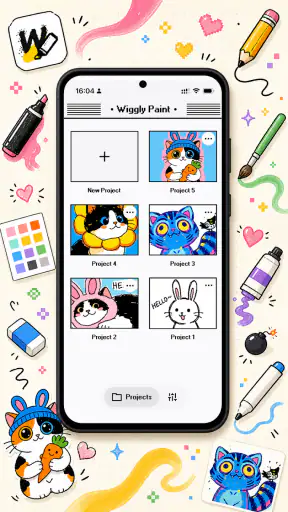 WigglyPaint - Cute Pixel Paint