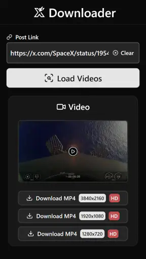 X Twitter Video Downloader