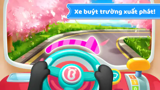 Xe Buýt Trường Học Bé Gấu Trúc