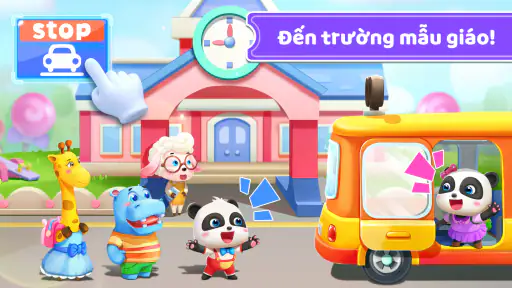 Xe Buýt Trường Học Bé Gấu Trúc