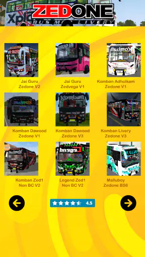 Zedone Bus Mods Livery App
