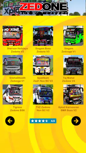 Zedone Bus Mods Livery App