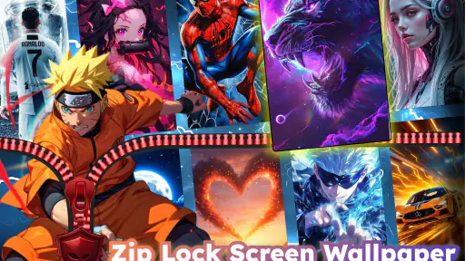 Zipper Lock Screen: Zip Lock