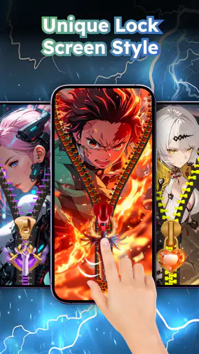 Zipper Lock Screen: Zip Lock