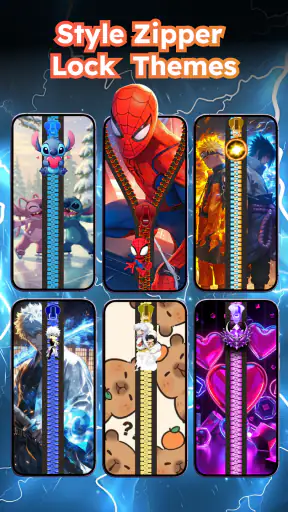 Zipper Lock Screen: Zip Lock