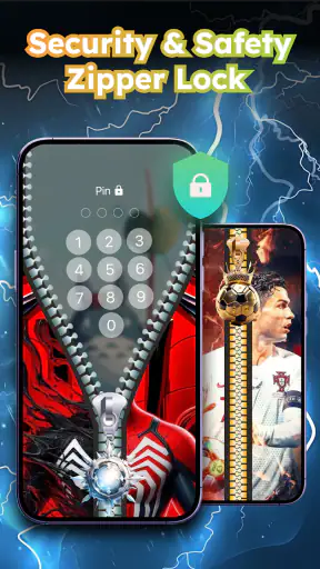 Zipper Lock Screen: Zip Lock